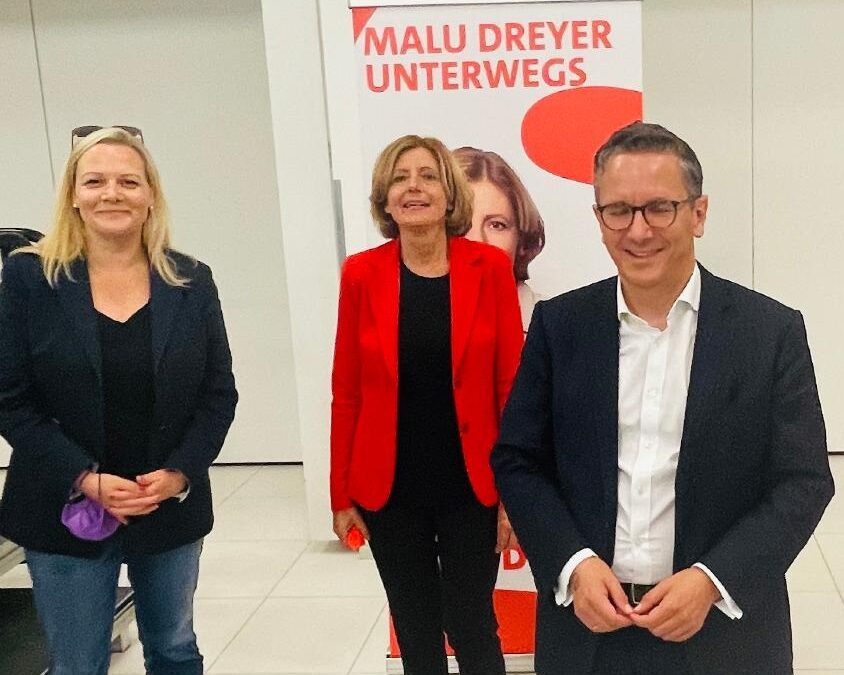 Wahlkampf mit Malu Dreyer BTW 2021